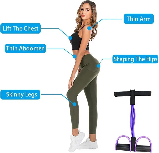 Yoga Pedal Puller Resistance Band Fitness Equipment
