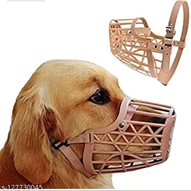 ABS Plastic Size 3 No. Muzzle for Dog (Multicolor)